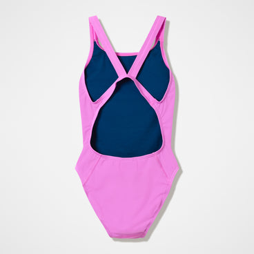 Women's Club Training Leaderback Swimsuit Pink