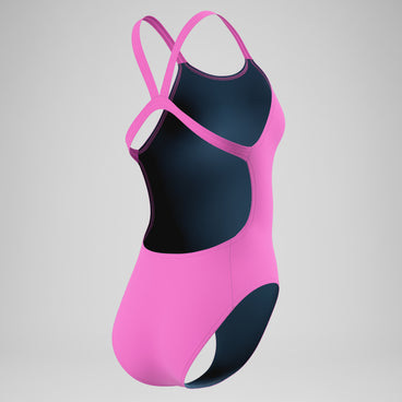 Women's Club Training Leaderback Swimsuit Pink