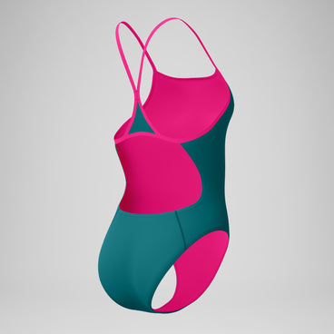 Women's Club Training Turnback Swimsuit Teal