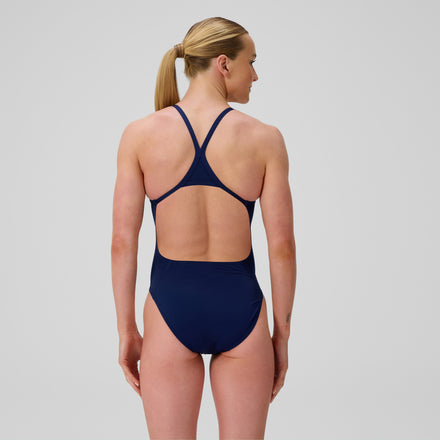 Women's Turnback Swimsuit Team Navy