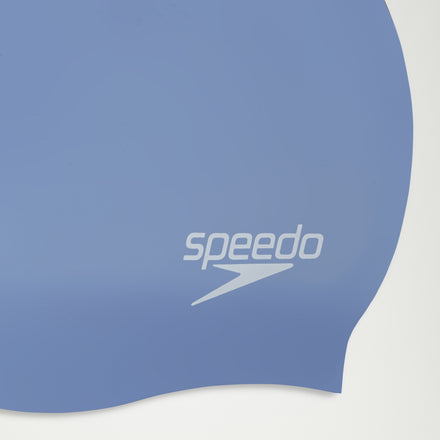 Unisex Long Hair Silicone Cap Blue/Purple