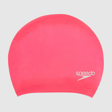 Unisex Long Hair Silicone Cap Pink