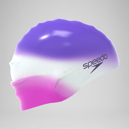 Adult Multi Colour Silicone Cap Pink/White