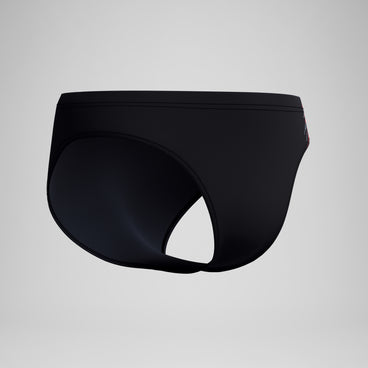Men's Medley Logo Brief Black/Red