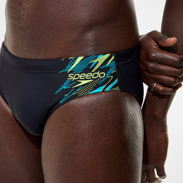 Men's Medley Logo Brief Black/Green