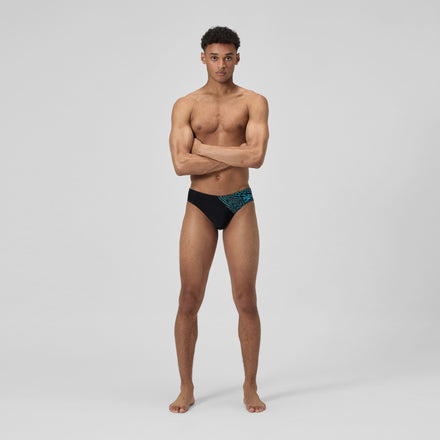 Men's Medley Logo Brief Black/Blue