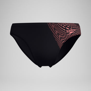 Men's Medley Logo Brief Black/Coral