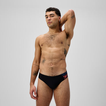 Men's Medley Logo Brief Black