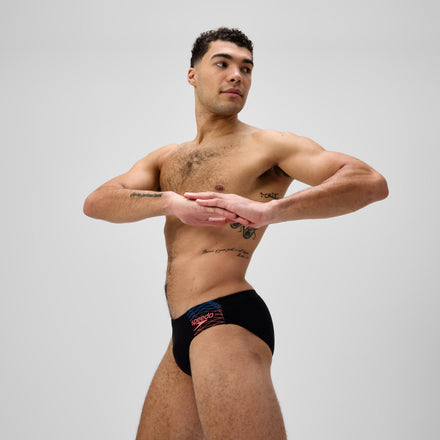 Men's Medley Logo Brief Black