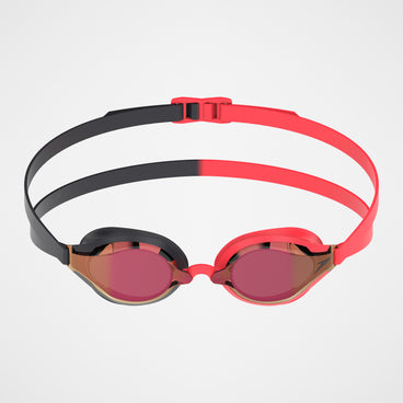 Adult Fastskin Speedo Socket 2.0 Mirrored Goggles Red/Smoke
