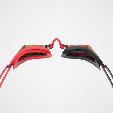 Adult Fastskin Speedo Socket 2.0 Mirrored Goggles Red/Smoke