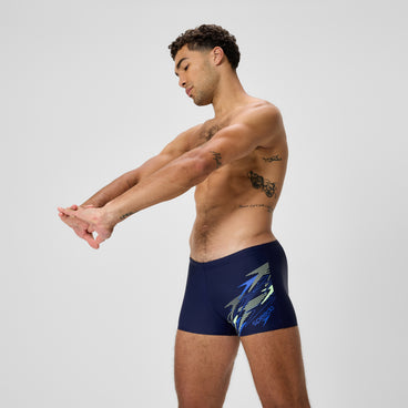 Men's Medley Logo Aquashort Navy/Blue