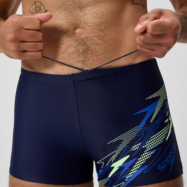 Men's Medley Logo Aquashort Navy/Blue