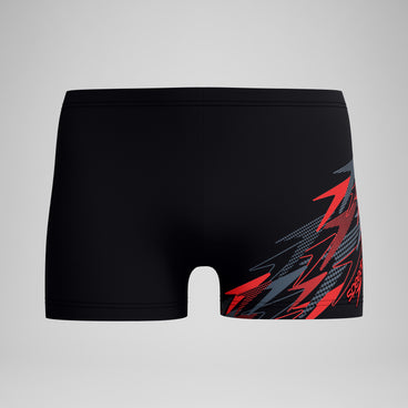 Men's Medley Logo Aquashort Black/Red