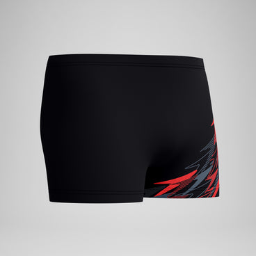 Men's Medley Logo Aquashort Black/Red
