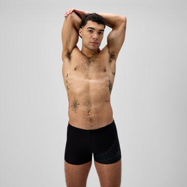 Men's Medley Logo Aquashort Black/Grey