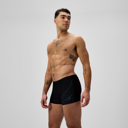 Men's Medley Logo Aquashort Black/Grey