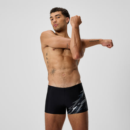Men's Medley Logo Aquashort Grey/Black