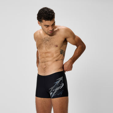 Men's Medley Logo Aquashort Grey/Black