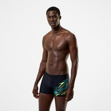 Men's Logo Aquashorts Black/Green