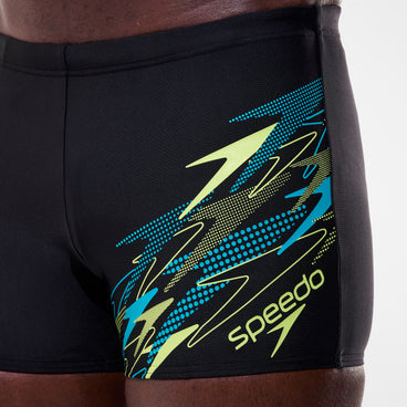 Men's Logo Aquashorts Black/Green