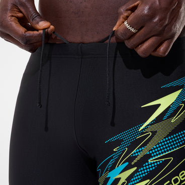 Men's Logo Aquashorts Black/Green