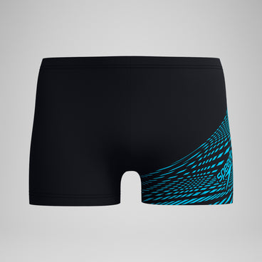 Men's Medley Logo Aquashort Black/Blue