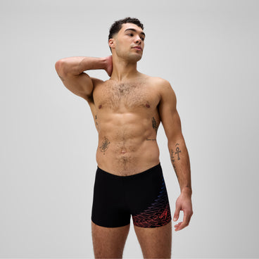 Men's Medley Logo Aquashort Black