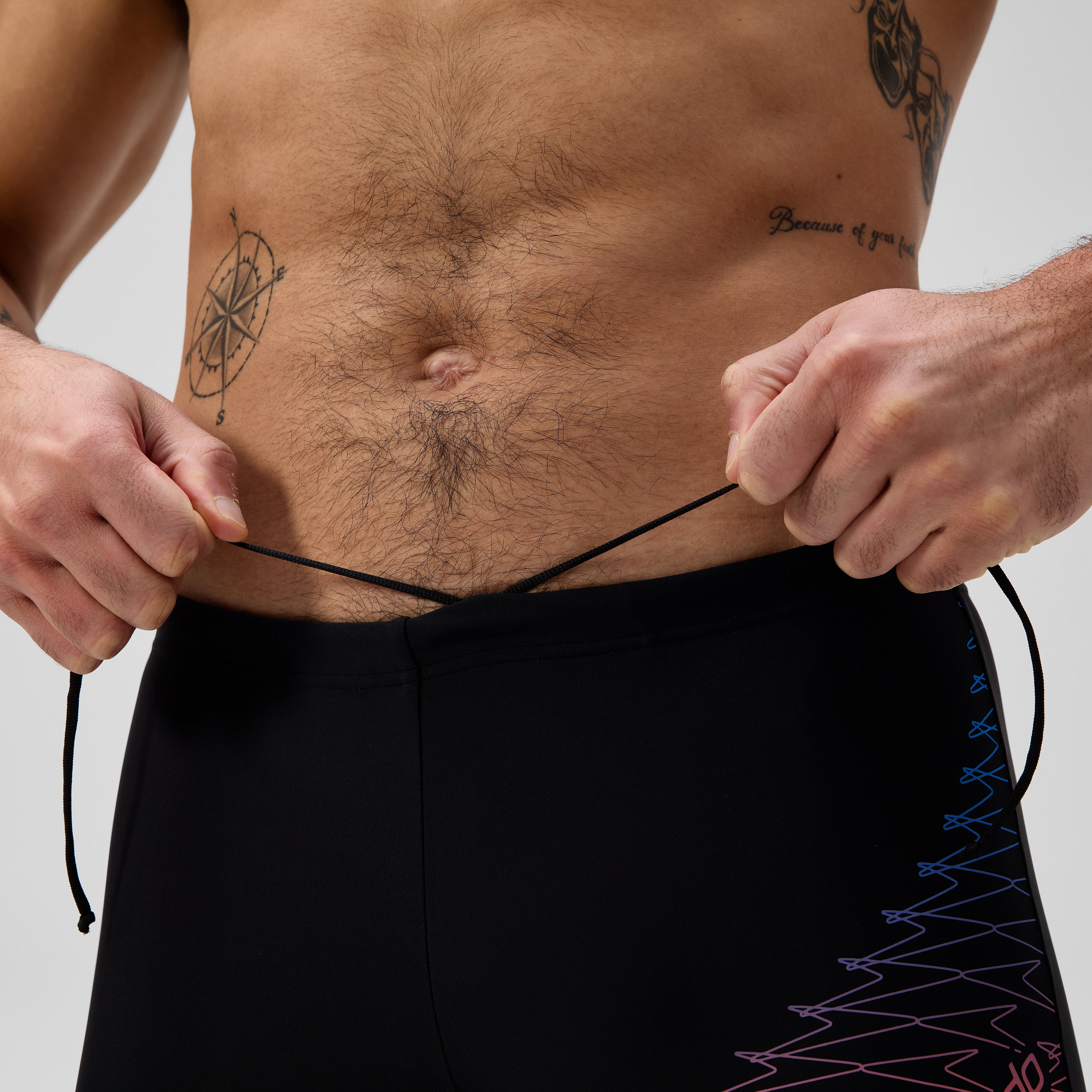 Men's Medley Logo Aquashorts Black | Speedo