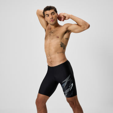 Men's Medley Logo Jammer Grey/Black