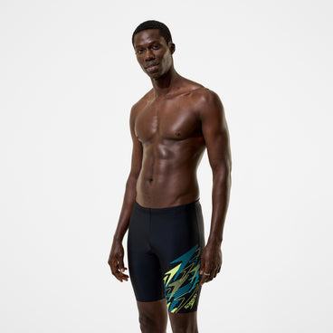 Men's Medley Logo Jammer Black/Green