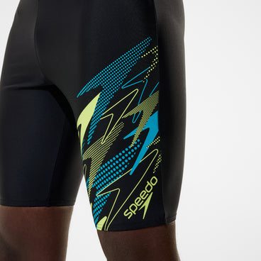 Men's Medley Logo Jammer Black/Green