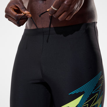 Men's Medley Logo Jammer Black/Green