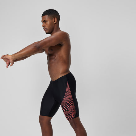 Men's Medley Logo Jammer Black/Coral