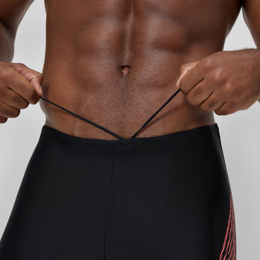 Men's Medley Logo Jammer Black/Coral