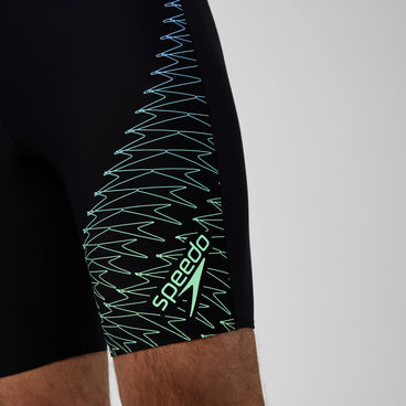 Men's Medley Logo Jammer Black/Green