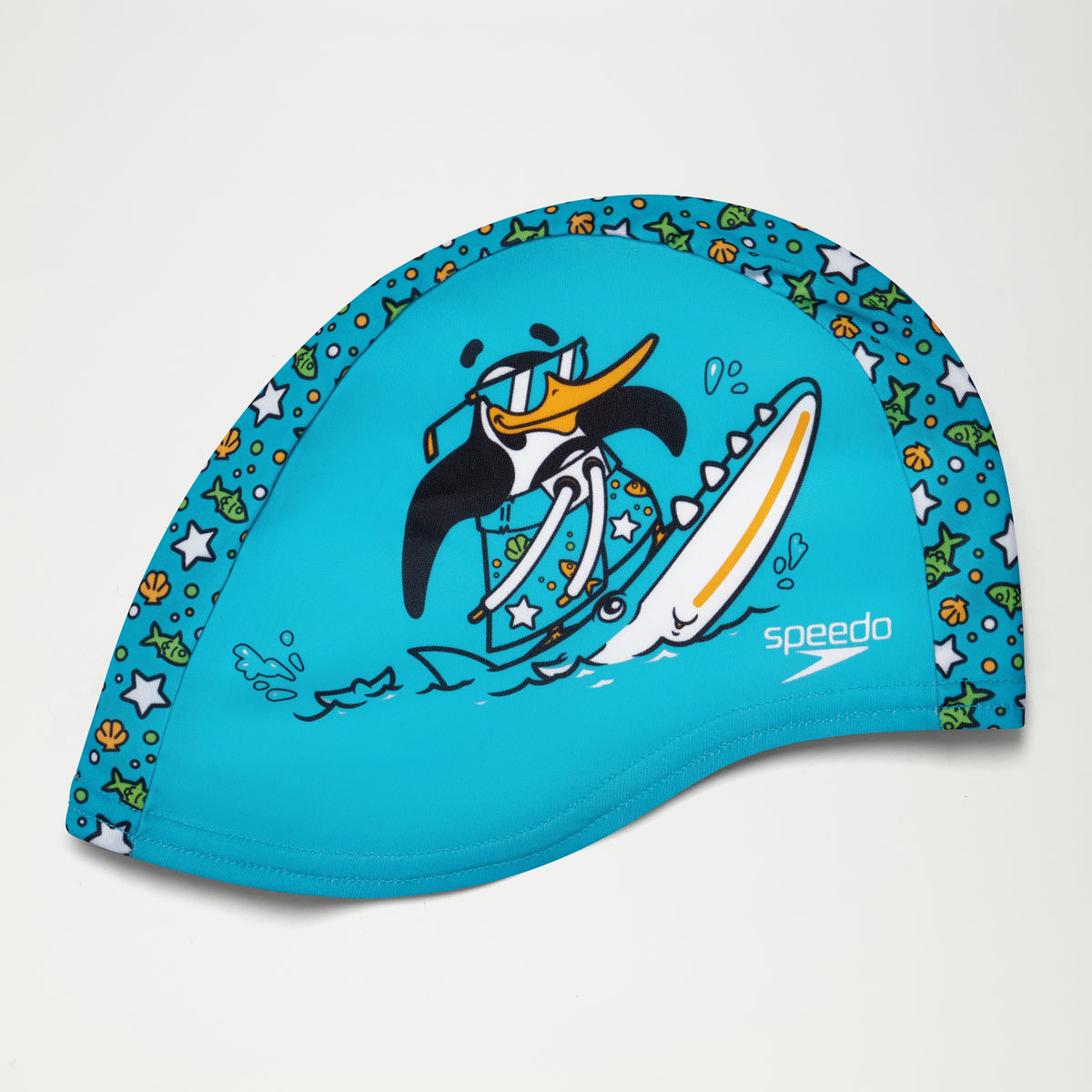 Learn to Swim Chima African Penguin Polyester Cap