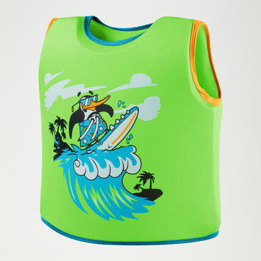 Infant Learn to Swim Chima African Penguin Float Vest Green