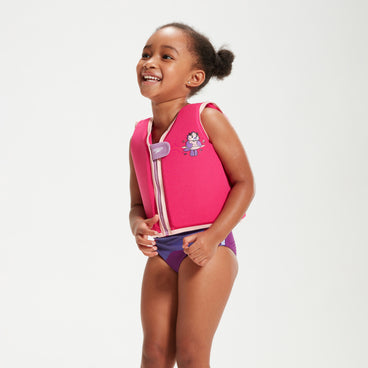 Infant Learn to Swim Aria Sea Otter Float Vest Pink