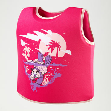 Infant Learn to Swim Aria Sea Otter Float Vest Pink