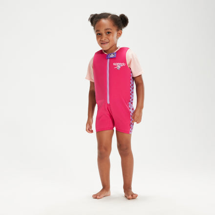Infant Learn to Swim Aria Sea Otter Float Suit Pink
