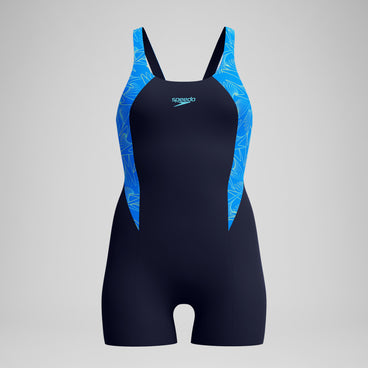 Women's Hyperboom Splice Legsuit Navy/Blue