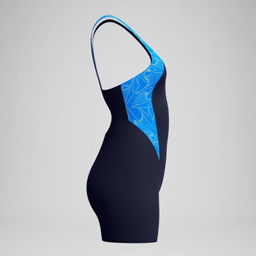Women's Hyperboom Splice Legsuit Navy/Blue