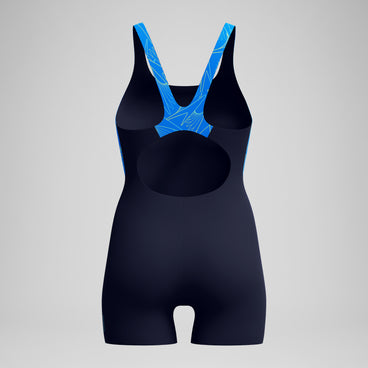 Women's Hyperboom Splice Legsuit Navy/Blue