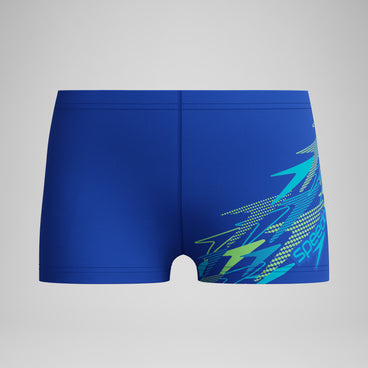 Boys Medley Logo Aquashort Blue/Blue