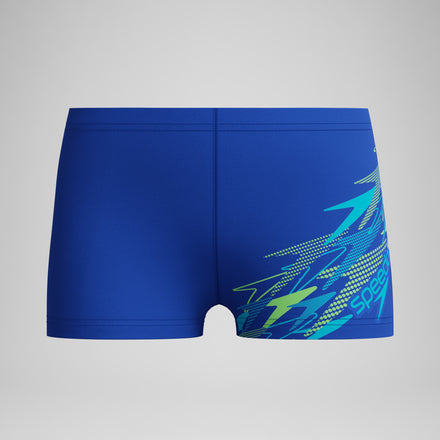 Boys Medley Logo Aquashort Blue/Blue
