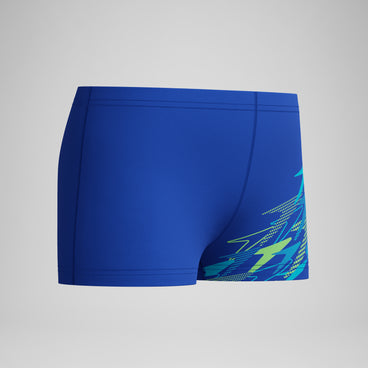 Boys Medley Logo Aquashort Blue/Blue