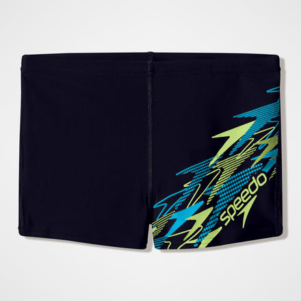 Boys Medley Logo Aquashort Black/Green