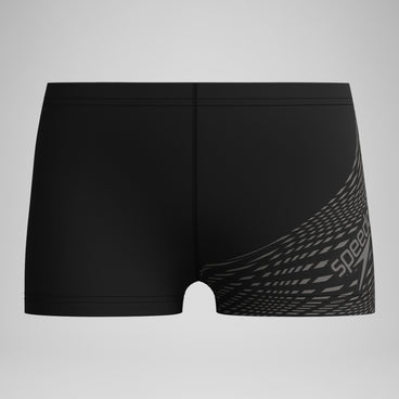 Boys' Medley Logo Aquashort Black/Grey