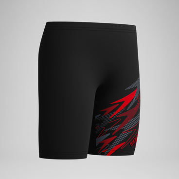 Boys Medley Logo Jammer Black/Red